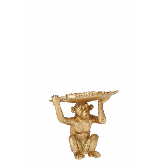 Decorazione scimmia oro 15 cm - AD TREND - 