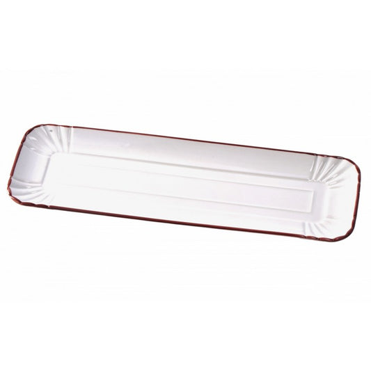 Vassoio rettangolare stretto in porcellana 35 cm - AD TREND - 