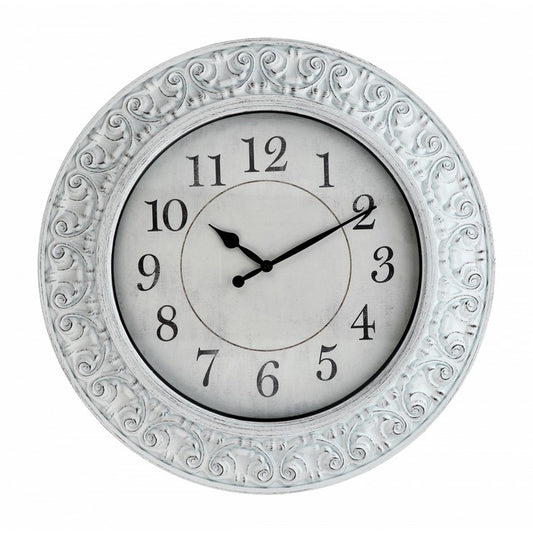 Orologio da parete shabby effetto legno 60 cm - AD TREND - 