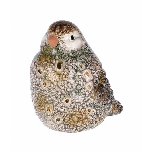 Decorazione in ceramica uccellino 13 cm - AD TREND - 
