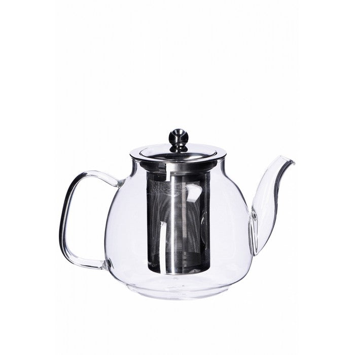 Teiera in vetro borosilicato e acciaio 900 ml - AD TREND - 63845868700026