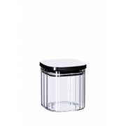 Barattolo in vetro borosilicato e acciaio 11 cm