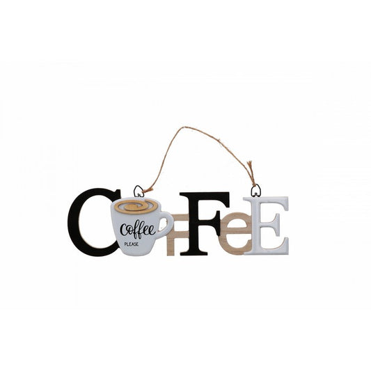 Decorazione da appendere in mdf e ferro - Coffee - AD TREND - 