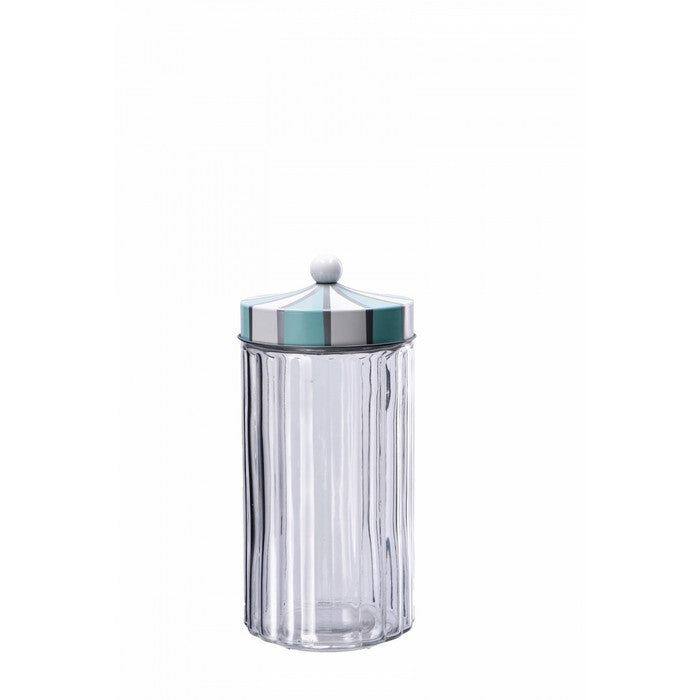 Barattolo tondo in vetro con coperchio in latta - AD TREND - 63845883150714