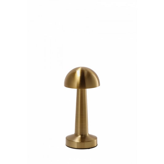 Lampada da tavolo touch ricaricabile in ferro dorato 23 cm - Qirat - AD TREND - 63845896651130