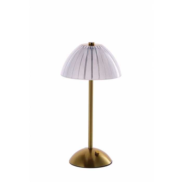 Lampada da tavolo touch ricaricabile in ferro dorato - Maija - AD TREND - 63845897929082