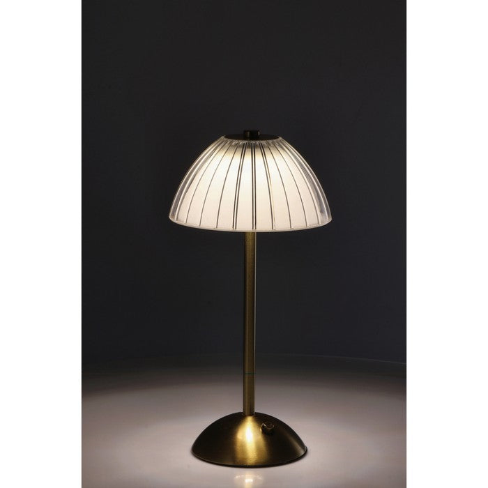 Lampada da tavolo touch ricaricabile in ferro dorato - Maija - AD TREND - 63845898191226