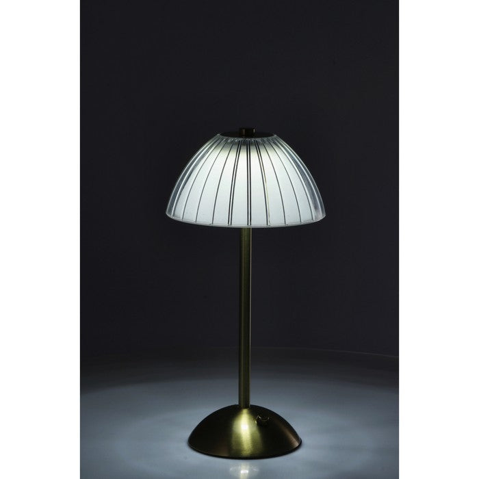 Lampada da tavolo touch ricaricabile in ferro dorato - Maija - AD TREND - 63845898551674