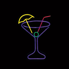 Insegna luminosa neon LED - Cocktail