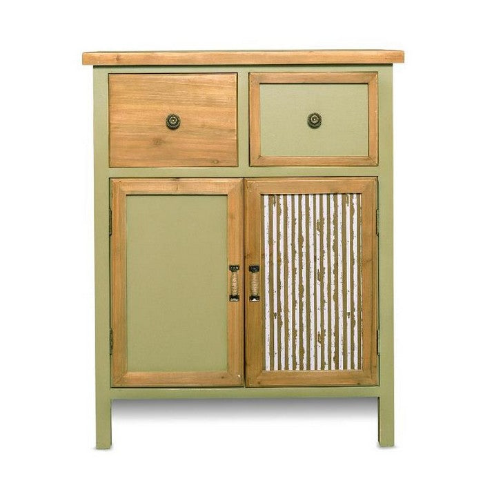Mobile in legno con 2 cassetti e due ante - MERCURY - 63342396768634