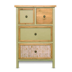 Cassettiera in legno con 4 cassetti