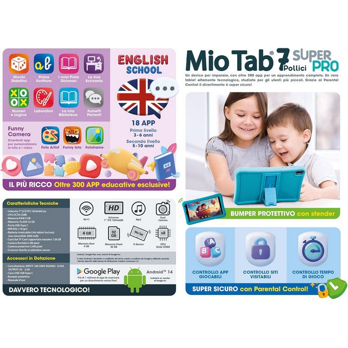 Hi Tech Educativo Mio Tab 7" Super Pro