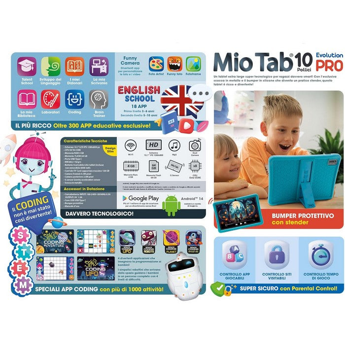 Hi Tech Educativo Mio Tab 10" Evolution Pro