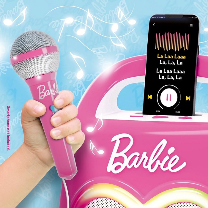 Barbie Party Speaker con microfono Bluetooth karaoke