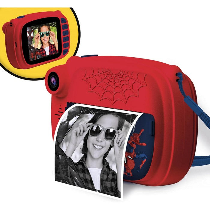 Marvel Spiderman Print Cam fotocamera con LCD e stampa 180 foto