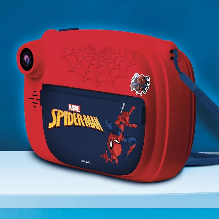 Marvel Spiderman Print Cam fotocamera con LCD e stampa 180 foto