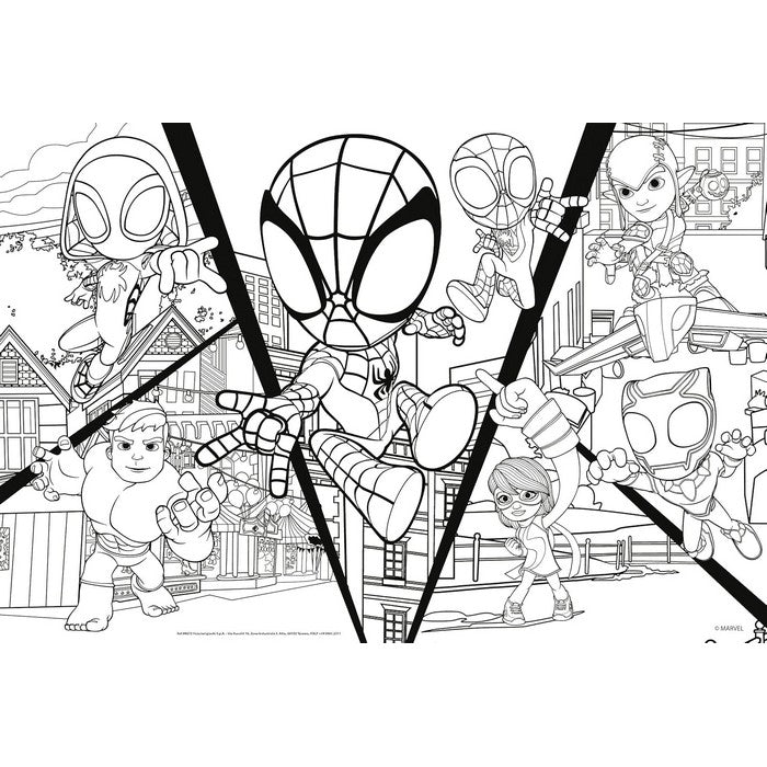 Marvel Spidey Amazing Friends Puzzle double face 24 pezzi