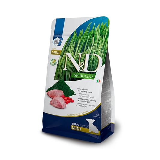 N&D Spirulina Dog Agnello Puppy Mini - FARMINA - 64826352370042