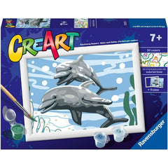 Creart kit pittura per bambini Delfini Giocherelloni
