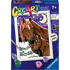 Creart kit pittura per bambini Cavalli, luna e stelle