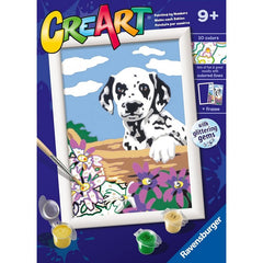 Creart kit pittura per bambini Dalmata con fiori