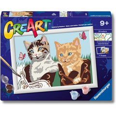 Creart kit pittura per bambini Gattini in stivaletti