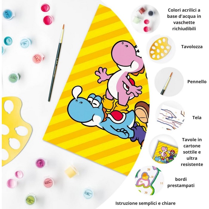 Creart kit pittura per bambini Super Mario