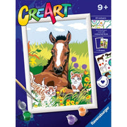 Creart kit pittura per bambini Puledro con gattini