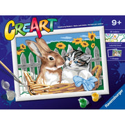 Creart kit pittura per bambini Amici nella cesta