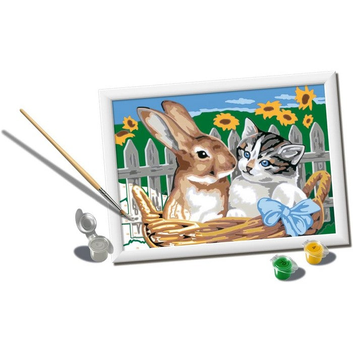 Creart kit pittura per bambini Amici nella cesta