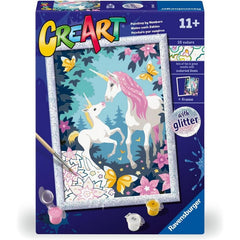 Creart kit pittura per bambini Unicorni con glitter