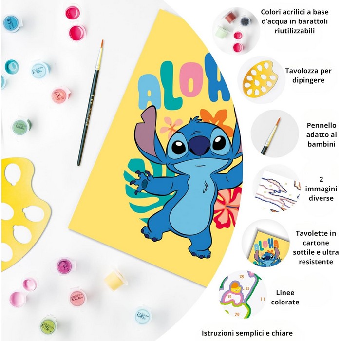 Creart kit pittura per bambini Aloha Stich