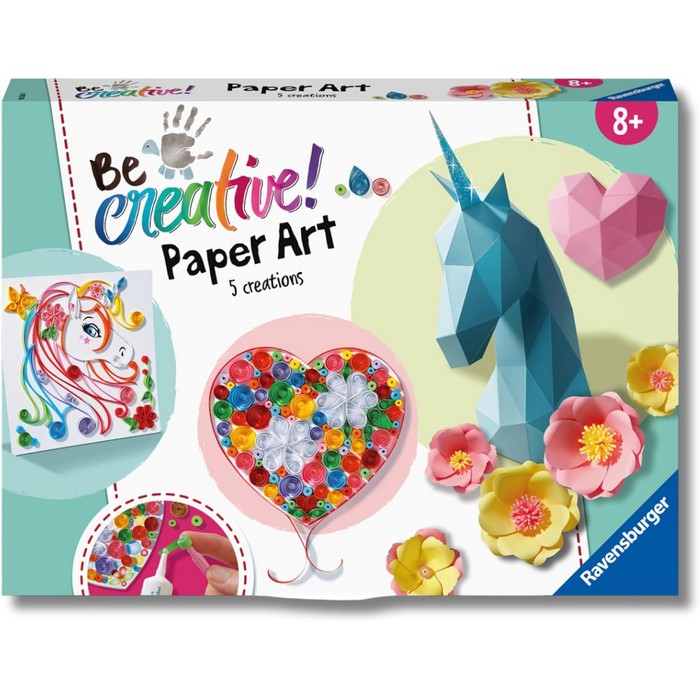 Be Creative Mini Paper Art Flow Unicorn
