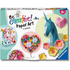 Be Creative Mini Paper Art Flow Unicorn