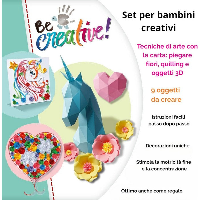 Be Creative Mini Paper Art Flow Unicorn