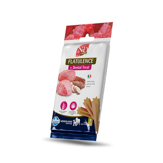 N&D Quinoa Dog Dental Treat Flautolence Adult Medium maxi 100g - FARMINA - 64826359480698