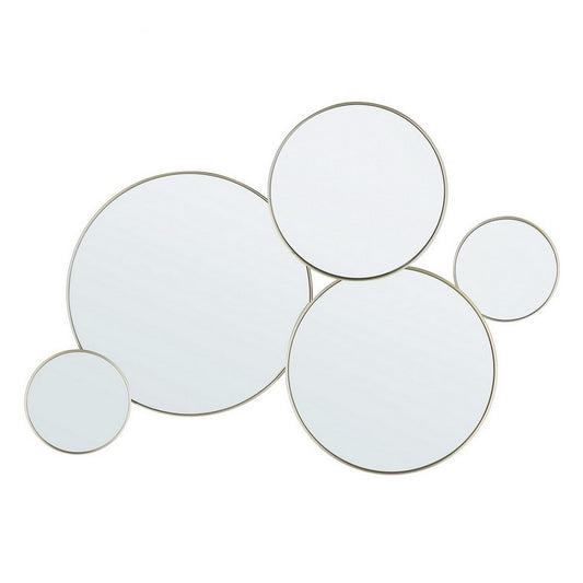 Specchio irregolare circolare con struttura dorata - Connery - BIZZOTTO - 63738827506042