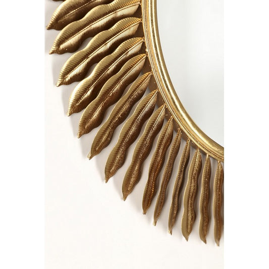 Specchio tondo con cornice dorata 60 cm - Safi - BIZZOTTO - 63738827669882