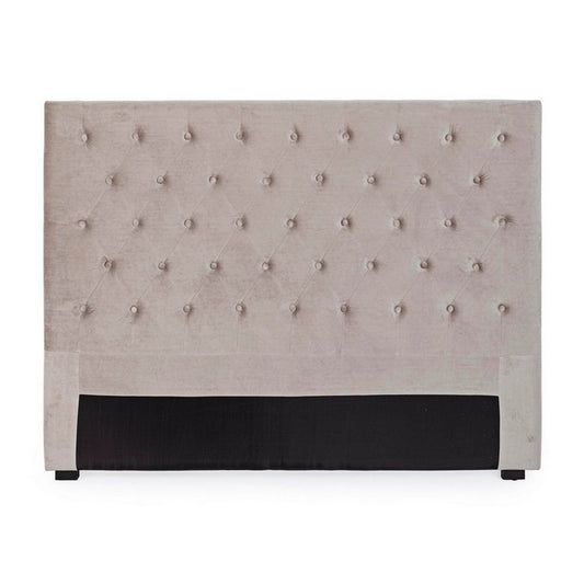 Testiera per letto grigio chiaro in velluto - Caspar - BIZZOTTO - 63738830684538