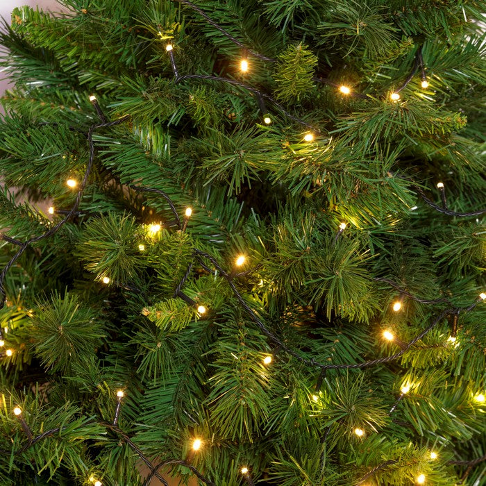 Catena lineare di 200 luci a LED per decorazione natalizia