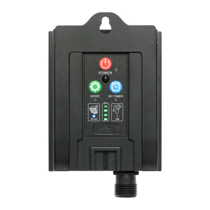 Pannello solare max 600 LED con power bank per catene Smart Connect, con telecomando