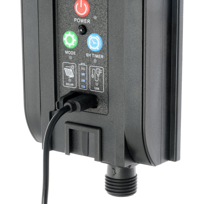 Pannello solare max 600 LED con power bank per catene Smart Connect, con telecomando