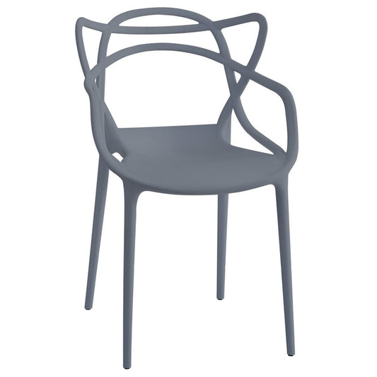 Set 6 sedie da giardino impilabili in polipropilene anti-uv - Alba - BEST - 63747390374266