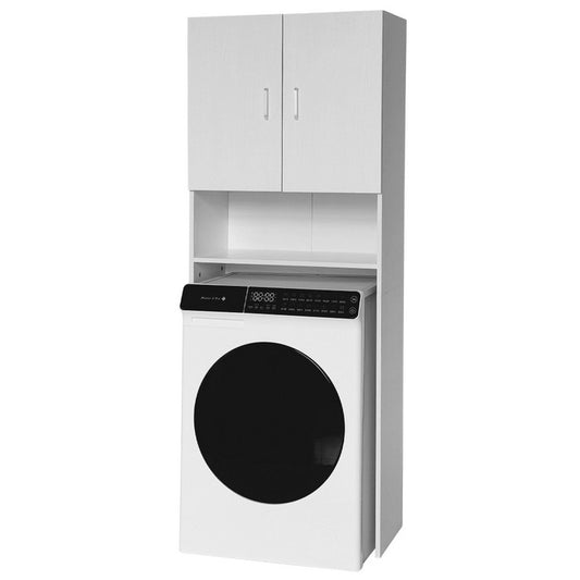 Mobile per lavatrice con ante e ripiano in mdf - Dover - BEST - 63846669746554