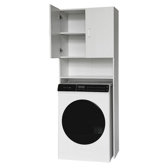Mobile per lavatrice con ante e ripiano in mdf - Dover - BEST - 63846669746554