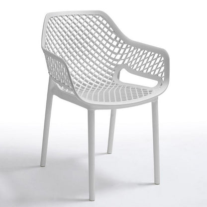 Poltrona ergonomica impilabile in polipropilene - Aria
