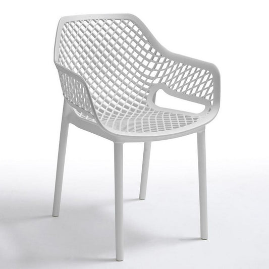 Poltrona ergonomica impilabile in polipropilene - Aria - BICA - 64043911119226