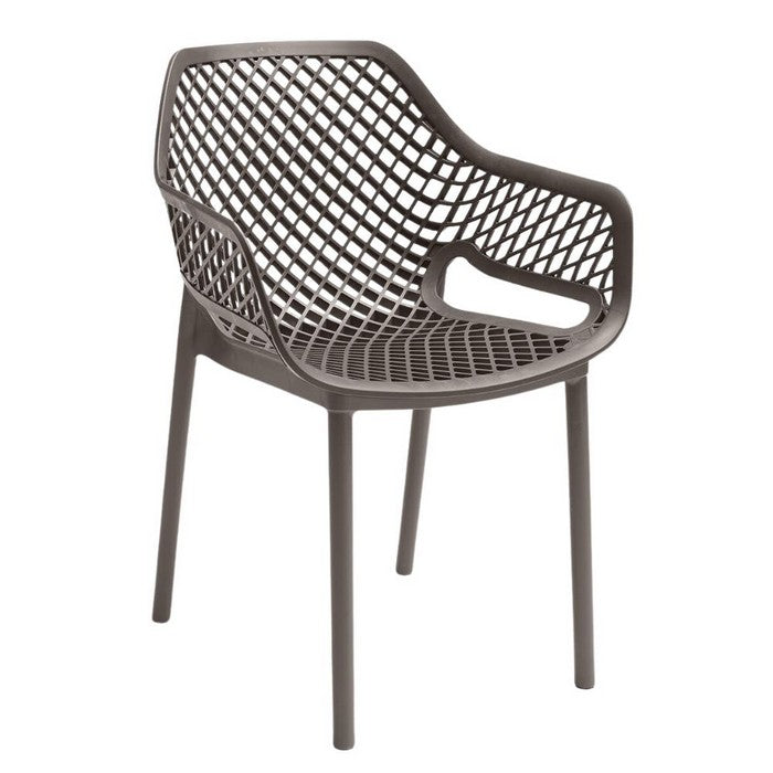 Poltrona ergonomica impilabile in polipropilene - Aria - BICA - 64043912593786
