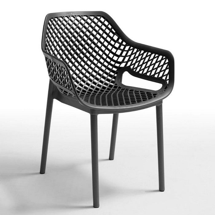Poltrona ergonomica impilabile in polipropilene - Aria - BICA - 64043915051386