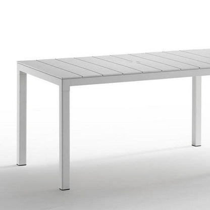 Tavolo da giardino in polipropilene con doghe 2 configurazioni - King Double